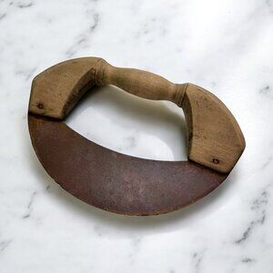 Antique Ulu Kitchen Chopping Knife Hand Forged